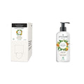 Bundle of ATTITUDE Liquid Hand Soap, EWG Verified, Plant and Mineral-Based, Vegan Personal Care Products, Orange Leaves, 16 Fl Oz + Bulk Refill, 67.6 Fl Oz