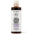 African Liquid Black Soap - 100% Natural for Face & Body - 8 oz