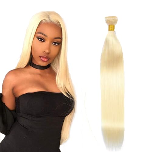 613 Blonde Straight Hair Bundles - Unprocessed Brazilian Virgin Hair - 26 Inch