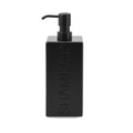 Rectangular Resin Dispenser Premium Bathroom Shampoo Conditioner Body Wash Bottle Modern Refillable Pump Design