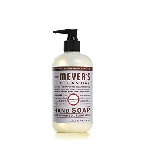 MRS. MEYER'S CLEAN DAY Basil and Lavender Hand Soap Bundle, 2 x 12.5 fl. oz