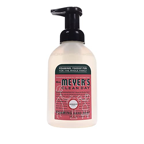 Mrs. MEYER'S CLEAN DAY Foaming Hand Soap, Watermelon Scent,10 Fl oz. (Pack of 6)