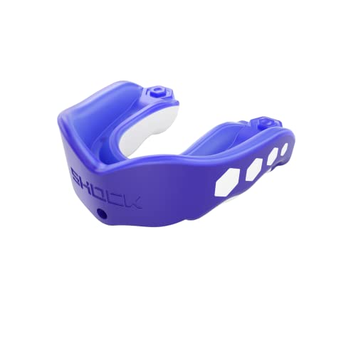 Shock Doctor Unisex Adult Non-Flavored Gel Max Mouthguard, Blue, US