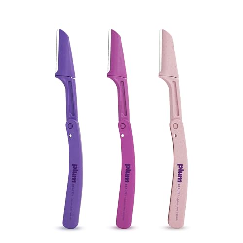 Dermaplaning Razors for Women - 2-Pack Folding Face Exfoliating Tools