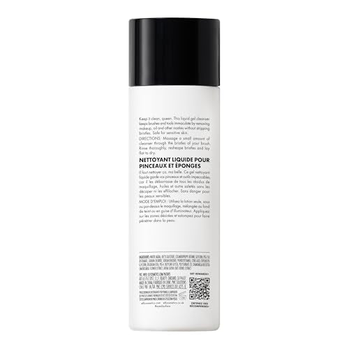 e.l.f. Clean Queen Makeup Brush & Sponge Cleaner - Gentle Foaming, Vegan, 4.1 oz