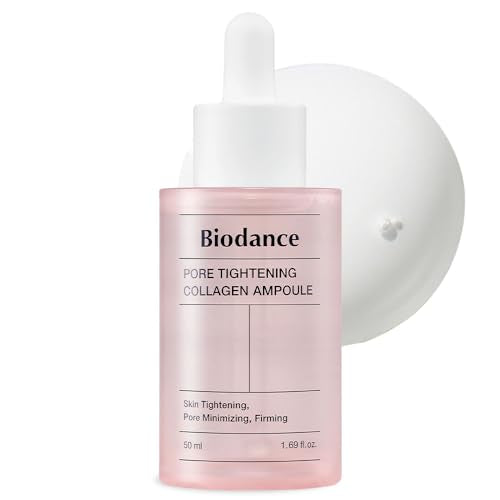 Biodance Pore Tightening Collagen Ampoule | Korean Collagen Serum for Face, Pore Minimizing & Anti Aging Face Serum for Women | 1.69 fl. oz x 1 ea