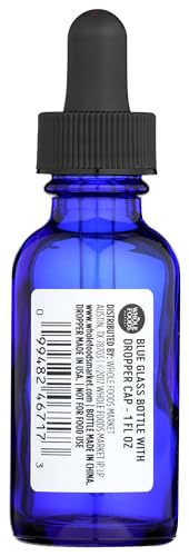 Blue Glass Dropper Bottle - 1 Fl Oz for Essential Oils & Liquids