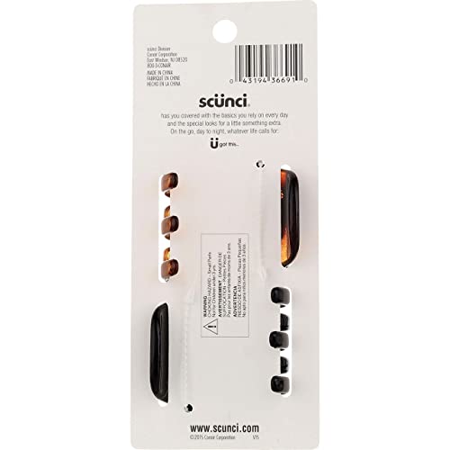Scunci No Slip Chunky Jaw Clip 2 ea (Pack of 3)