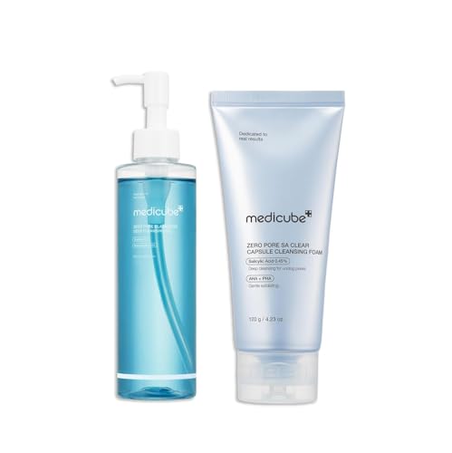 Medicube Double Cleansing Set - Oil & Capsule Facial Cleanser for Pore Care
