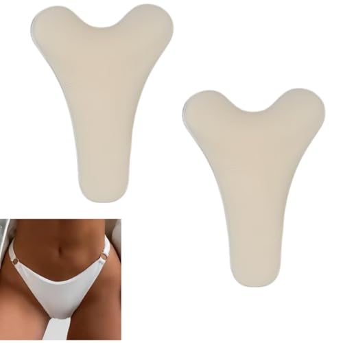 2-Pack Silicone Camel Toe Cover for Women, Reusable No-Bump Insertion