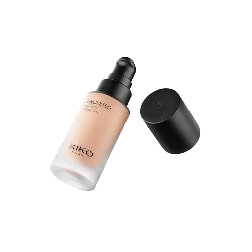 KIKO Milano Unlimited 24H Matte Foundation 3.5 WR, Long-Lasting Matt Liquid Foundation With Up To 24-Hour Hold
