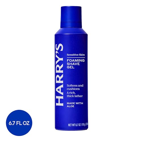 Harry's Foaming Shave Gel for Men with Aloe - 3 Pack