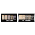 L.A. COLORS Matte Eyeshadow Palette Bundle – 10 Shades