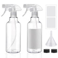 Hethyo 12oz Heavy Duty Spray Bottles - Adjustable Mist/Stream - 2 Pack