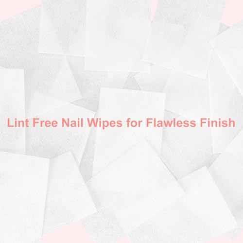 Eyxformula 270 Pcs Lint Free Nail Wipes - Thick and Absorbent Gel Polish Removal Cotton Pads Nail Supplies for Home & Salon Manicure
