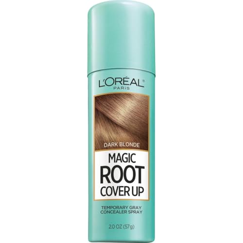 L'Oreal Magic Root Cover Up Gray Hair Spray, Dark Blonde, 2 oz