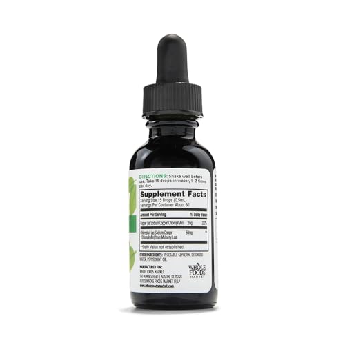 365 Chlorophyll Liquid Concentrate, Peppermint, 1 Fl Oz
