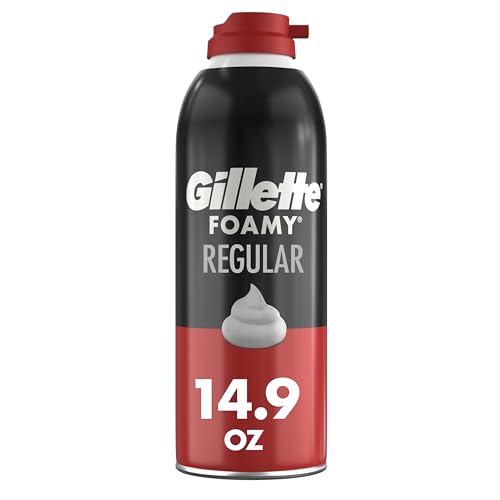 Gillette Foamy Classic Shave Foam - 14.9 Oz Pack of 1 - Men’s Shaving Cream