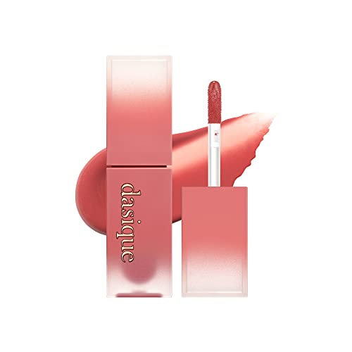 dasique Cream de Rose Tint (05 Fuchsia) | Velvet Cream Matte Lip Stain, Infused with Rose Water | Vegan, Cruelty-free