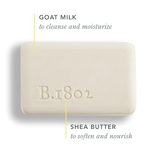 Beekman 1802 Goat Milk Body Soap Bar, Vanilla Absolute, 3-Piece Set, 3.5 oz - Nourishes, Moisturizes & Hydrates - Good for Sensitive Skin