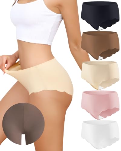LEVAO Seamless Active Women's Underwear - No Panty Lines, Breathable, 5 Colors & Sizes