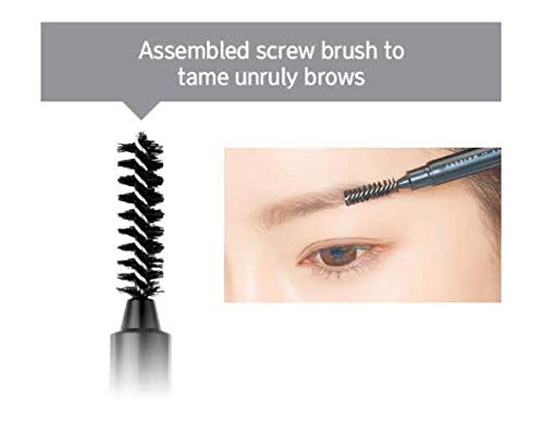 BOM 3in1 Triple Edge Eyebrow Pencil #02 Dark Brown