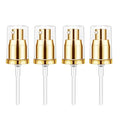 4-Pack Gold Foundation Pump for Liquid Makeup Bottles