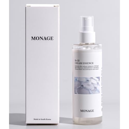 Re 22 Cream Essence ? Korean Skin Care All-in-One Hydrating Spray with Resurrection Plant & Sea Lettuce Stem Cells for Youthful, Balanced Skin ? Relaxing Gifts, 150ml / 5.07 fl. oz