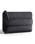BAGSMART Small Makeup Bag - Slim Water-Resistant Organizer