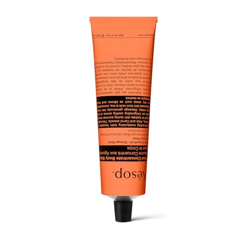 Aesop Rind Concentrate Body Balm | Lightweight, Fast-Absorbing Hydration with Pink Grapefruit, Orange Rind, Lemon Rind, Aloe Vera & Nut Oils | Bright Citrus Fresh Scent | 100 mL / 3.4 oz