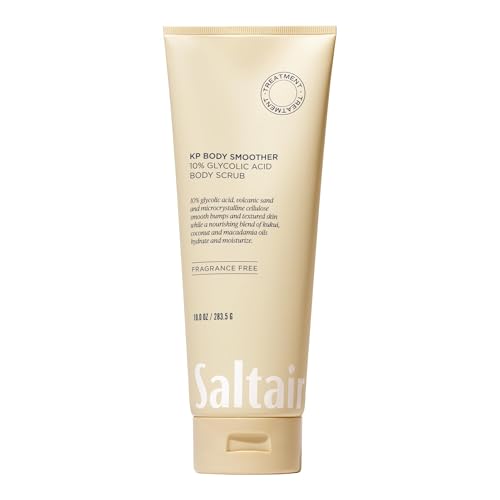 Saltair KP Body Scrub - 10% Glycolic Acid & Volcanic Sand Exfoliator, 10oz