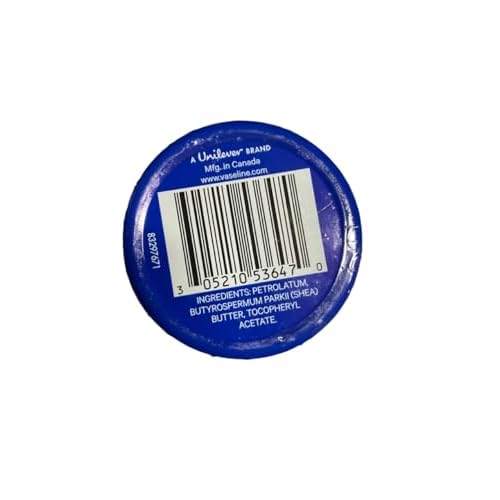 Vaseline Lip Therapy Lip Balm Tin, Original, 0.6 oz