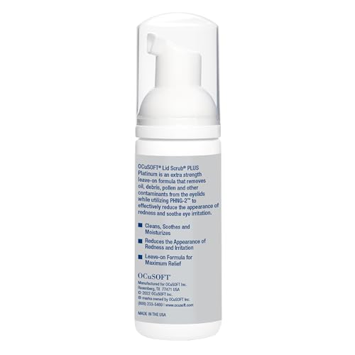 OCuSOFT Lid Scrub PLUS Platinum Extra Strength Eyelid Cleanser