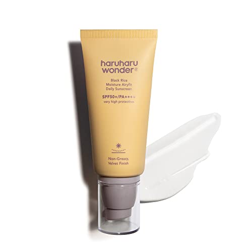 Haruharu Black Rice Sunscreen SPF 50+ Velvet Finish 1.69oz