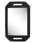 Large Rectangular Hand Mirror with Double Handles for Salon