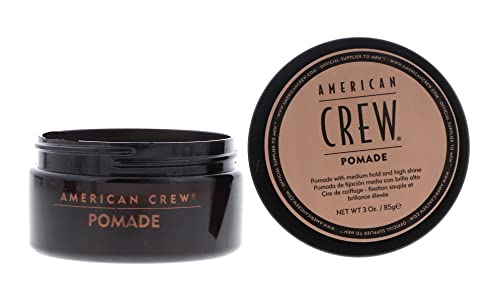 American Crew Hair Pomade, Medium Hold & High Shine, 3 Oz (Pack of 2)