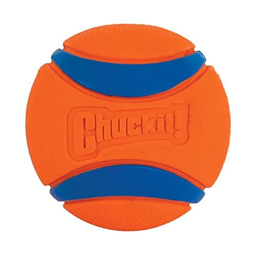 Chuckit Ultra Ball Dog Toy, Large (3.0 Inch Diameter) Pack of 1, for breeds 60-100 lbs