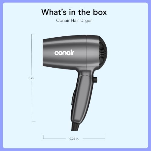 Conair 1875W Dual Voltage Travel Hair Dryer