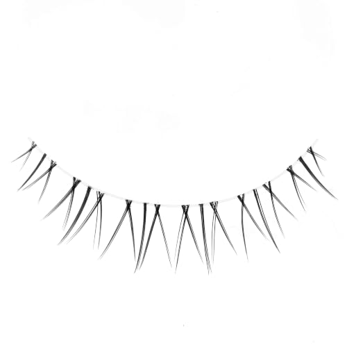 Vegan False Eyelashes 7 Pairs - Natural Wispy Flared Lashes