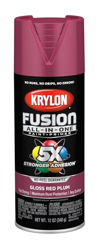Krylon Fusion All-In-One Spray Paint 12oz Gloss Red Plum