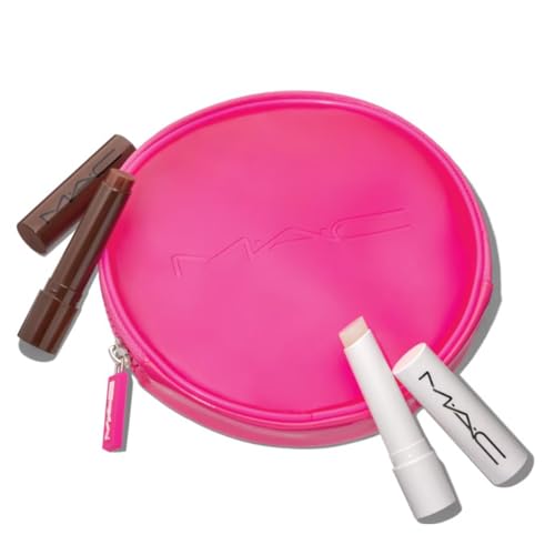 MAC Cosmetics Limited Edition Amped Squirt Plumping Gloss Stick Set - Lower Cut (Sheer Brown) and Clear