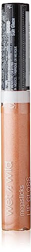 wet n wild MegaSlicks Lip Gloss, Ultra-Glossy, Vitamin-E Enriched, Ultra-Gloss High Shine Moisturizing, Cruelty-Free & Vegan - Sun Glaze