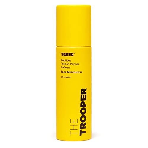 TOOLETRIES The Trooper - Face Moisturizer - Lightweight Face Cream for Men with Natural Ingredients, Hydrates & Reduces Redness, Made in Australia - 2fl oz