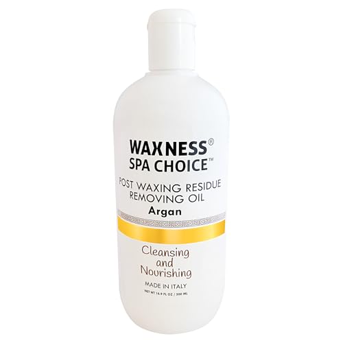 Waxness Spa Choice Post Waxing Residue Removing Oil Argan 16.9 fl oz / 500 ml