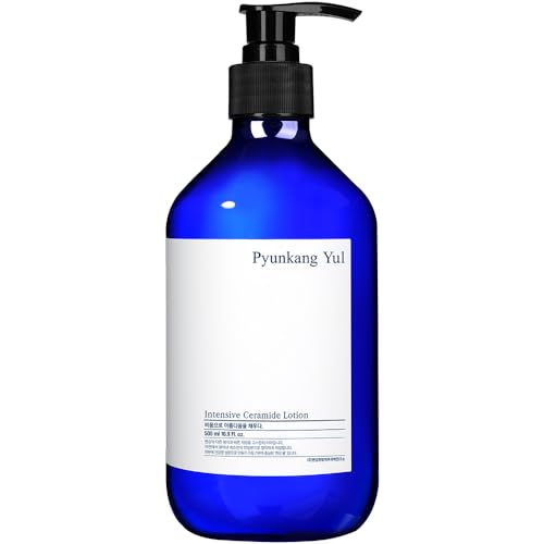 Pyunkang Yul Intensive Ceramide Lotion - Fragrance Free Face and Body Moisturizing Lotion - Hyaluronic Acid Moisturizer for All skin - Natural Ingredients Olive Oil, Shea Butter - 16.9 Fl. Oz