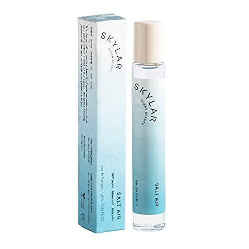 Skylar Salt Air Eau de Parfum - Hypoallergenic & Clean Perfume for Women & Men, Vegan & Safe for Sensitive Skin - Fresh Perfume with Notes of Driftwood, Sea Salt & Seaweed - 10mL /0.33 Fl oz