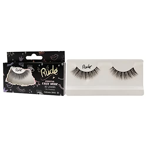 Rude Essential Faux Mink 3D Lashes - Reusable & Easy Apply