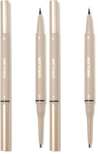 SHEGLAM Dual-Sided Eyebrow Pencil Waterproof Long-Lasting Chocolate