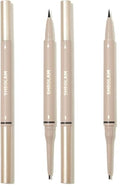 SHEGLAM Dual-Sided Eyebrow Pencil Waterproof Long-Lasting Chocolate