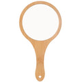 GALPADA Bamboo Hand Mirror - Portable Travel Makeup & Grooming Mirror